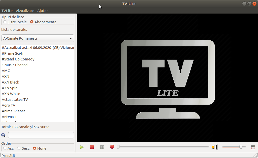 TV-Lite cu cautare